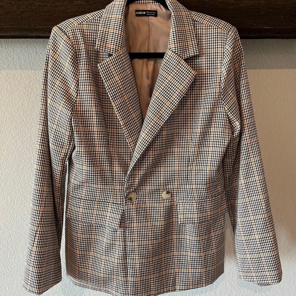 Shein Plaid Blazer